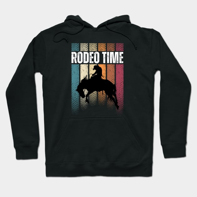 Rodeo Time Western Cowboy Hoodie by jackofdreams22